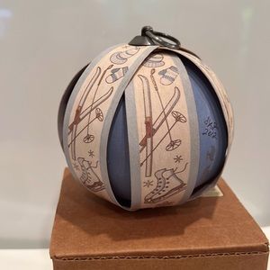Longaberger Ornament - 2012 Winter Sports Ball Ornament NWT and NIB